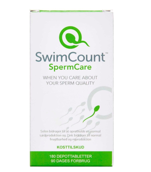 Swimcount Spermcare, 180 stk (Udløb: 04/2024)